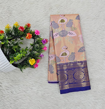 (0–1 Year) Lehenga – Unstitched (Blouse + Material)