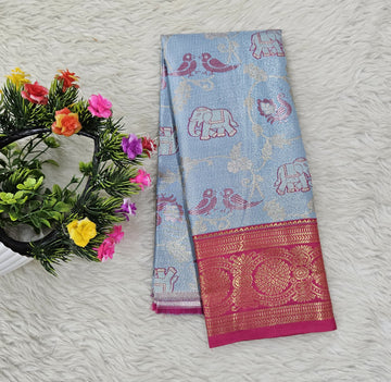 (0–1 Year) Lehenga – Unstitched (Blouse + Material)