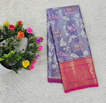 (0–1 Year) Lehenga – Unstitched (Blouse + Material)