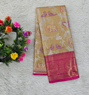 (0–1 Year) Lehenga – Unstitched (Blouse + Material)