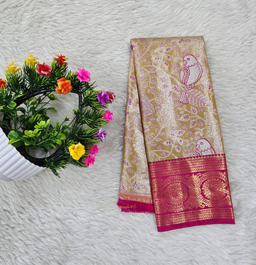 (0–1 Year) Lehenga – Unstitched (Blouse + Material)