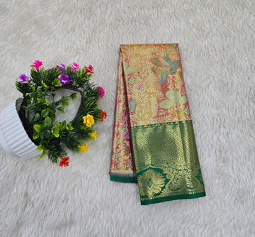 (0–1 Year) Lehenga – Unstitched (Blouse + Material)