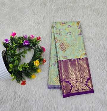 (0–1 Year) Lehenga – Unstitched (Blouse + Material)
