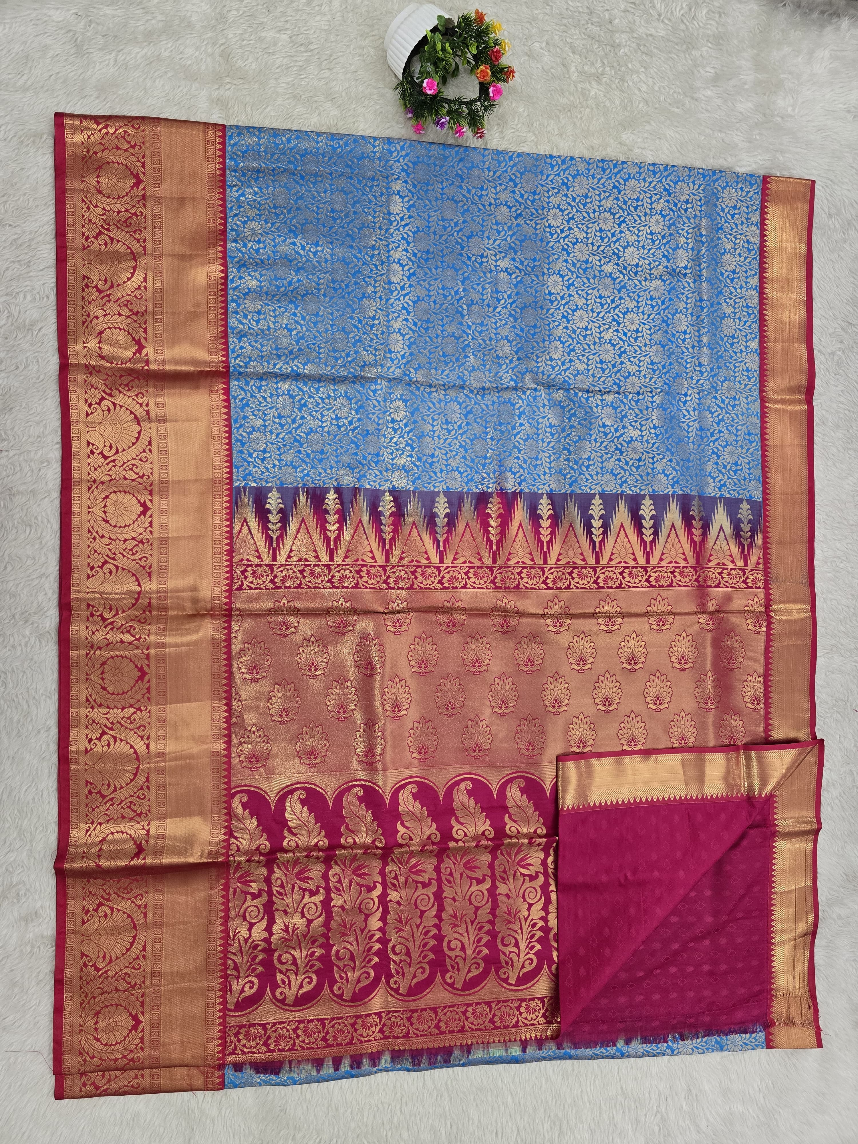 Semi Kanchipattu resham sarees