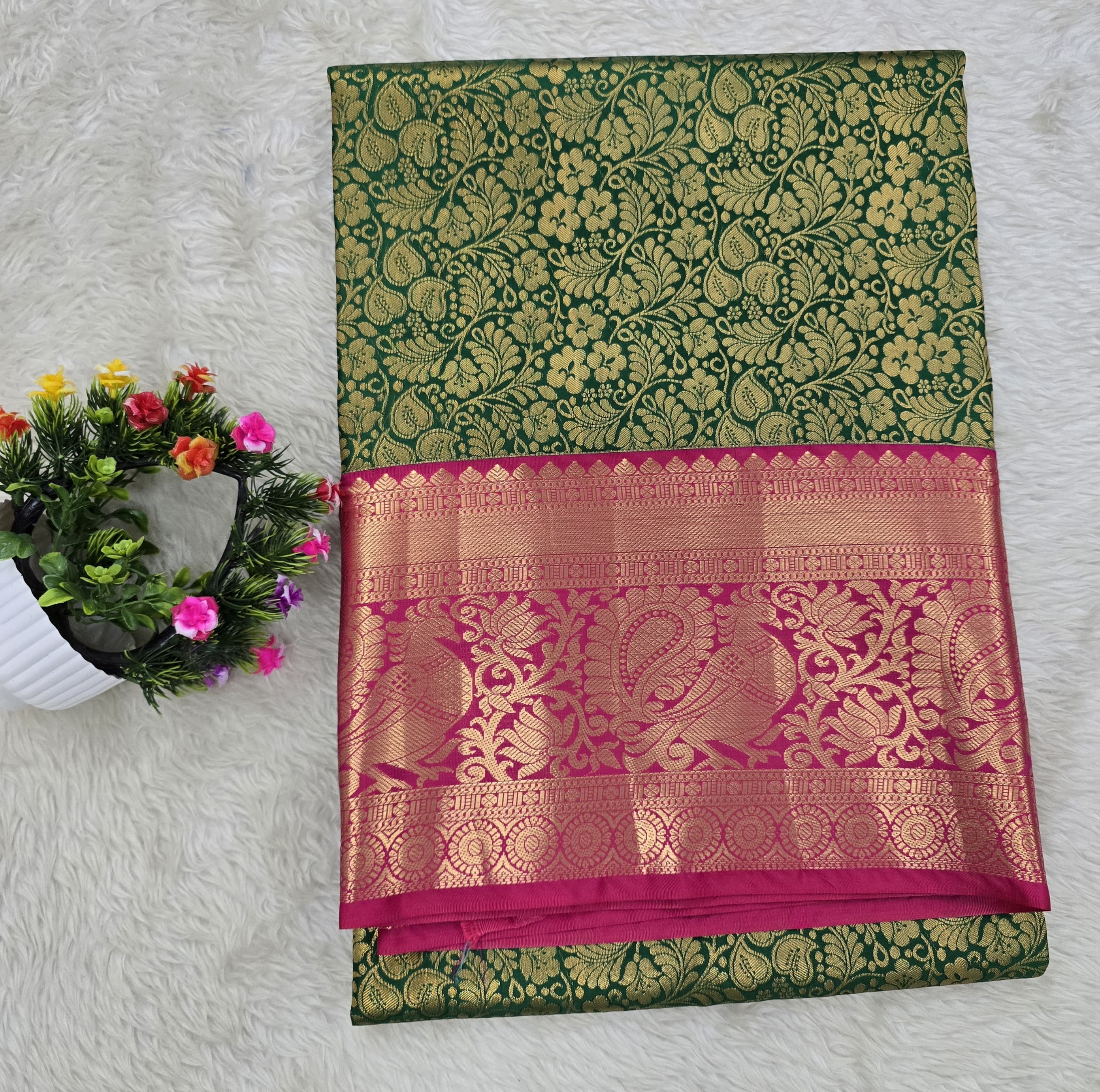 Semi Kanchipattu resham sarees