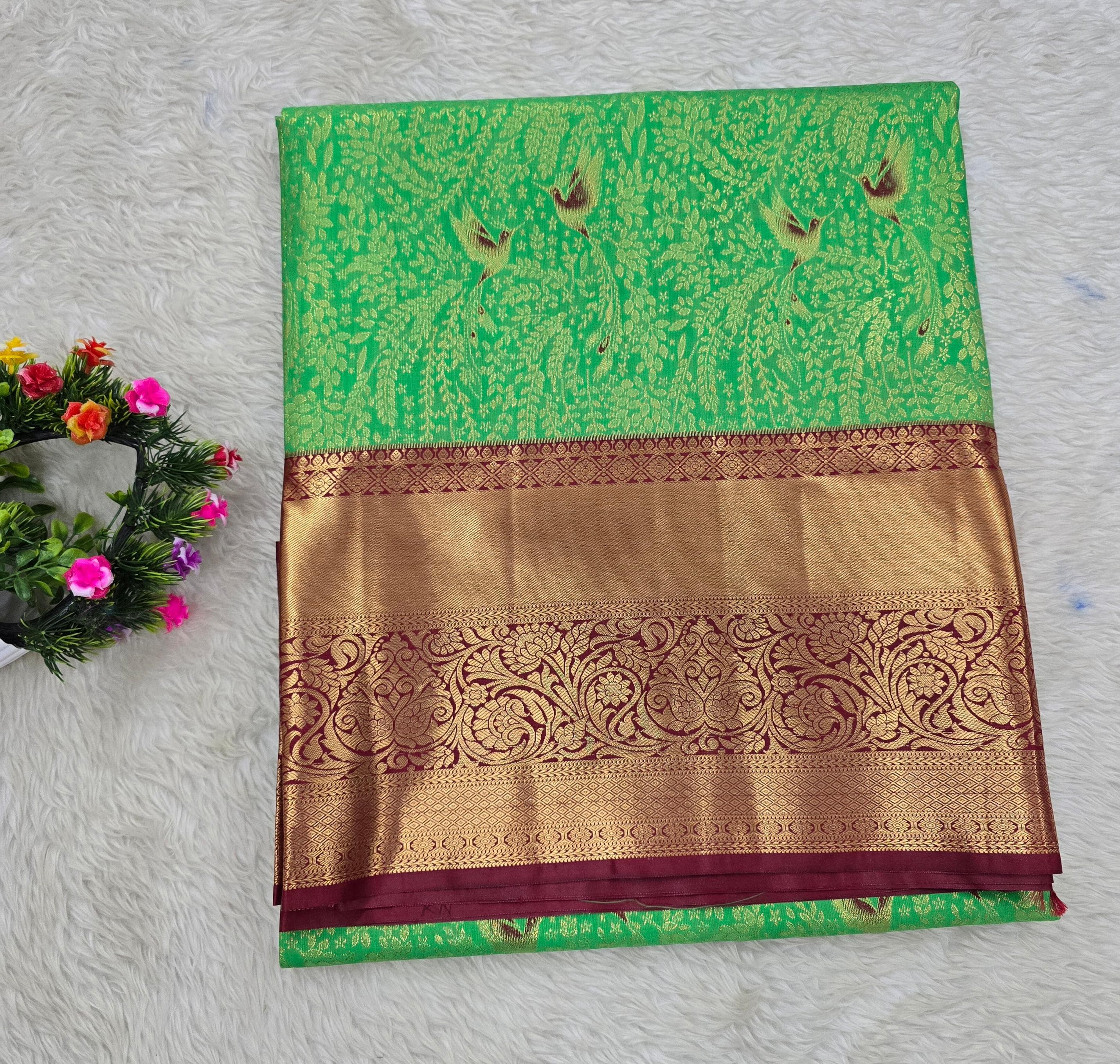 Semi Kanchipattu resham sarees