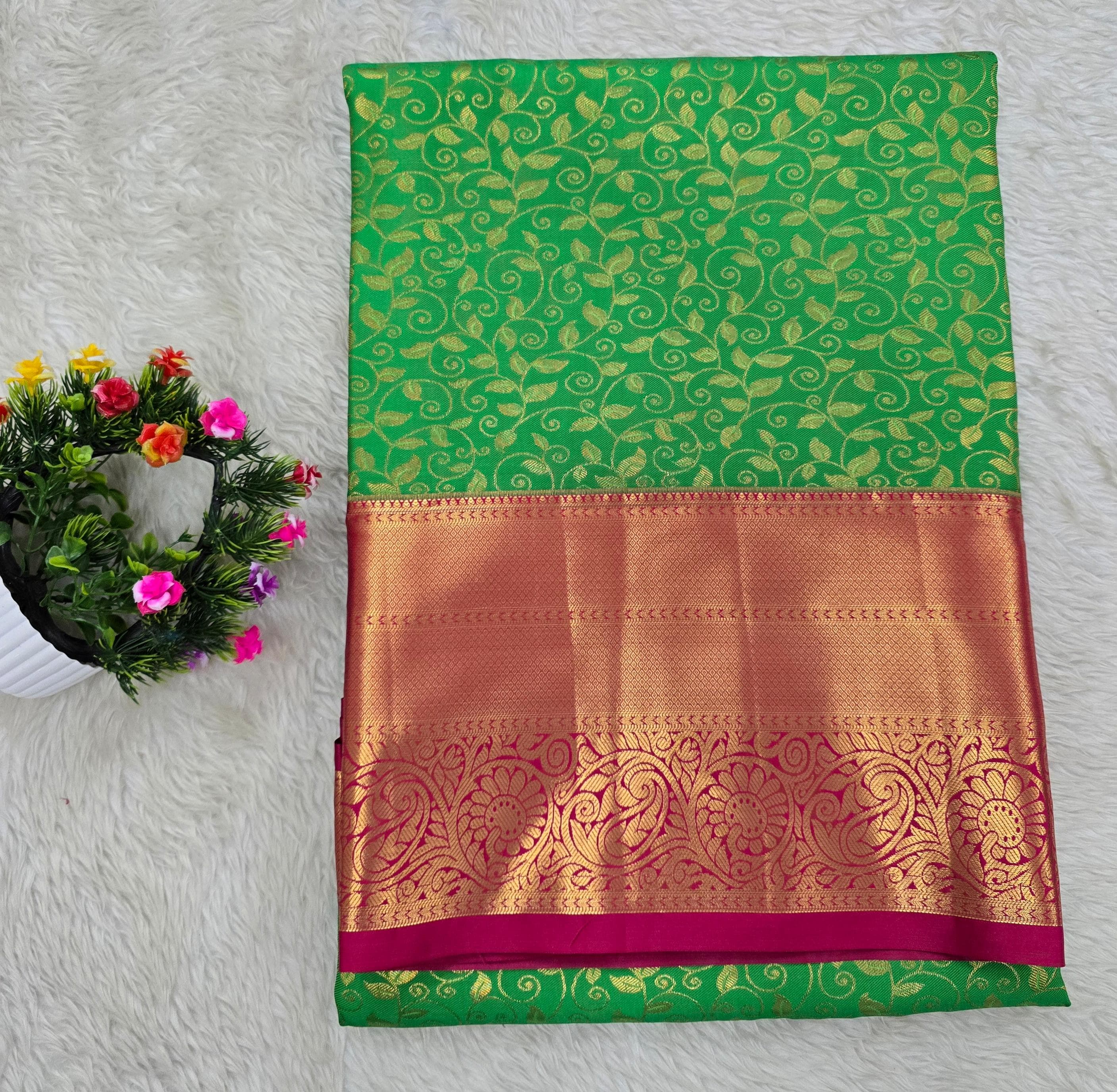 Semi Kanchipattu resham sarees