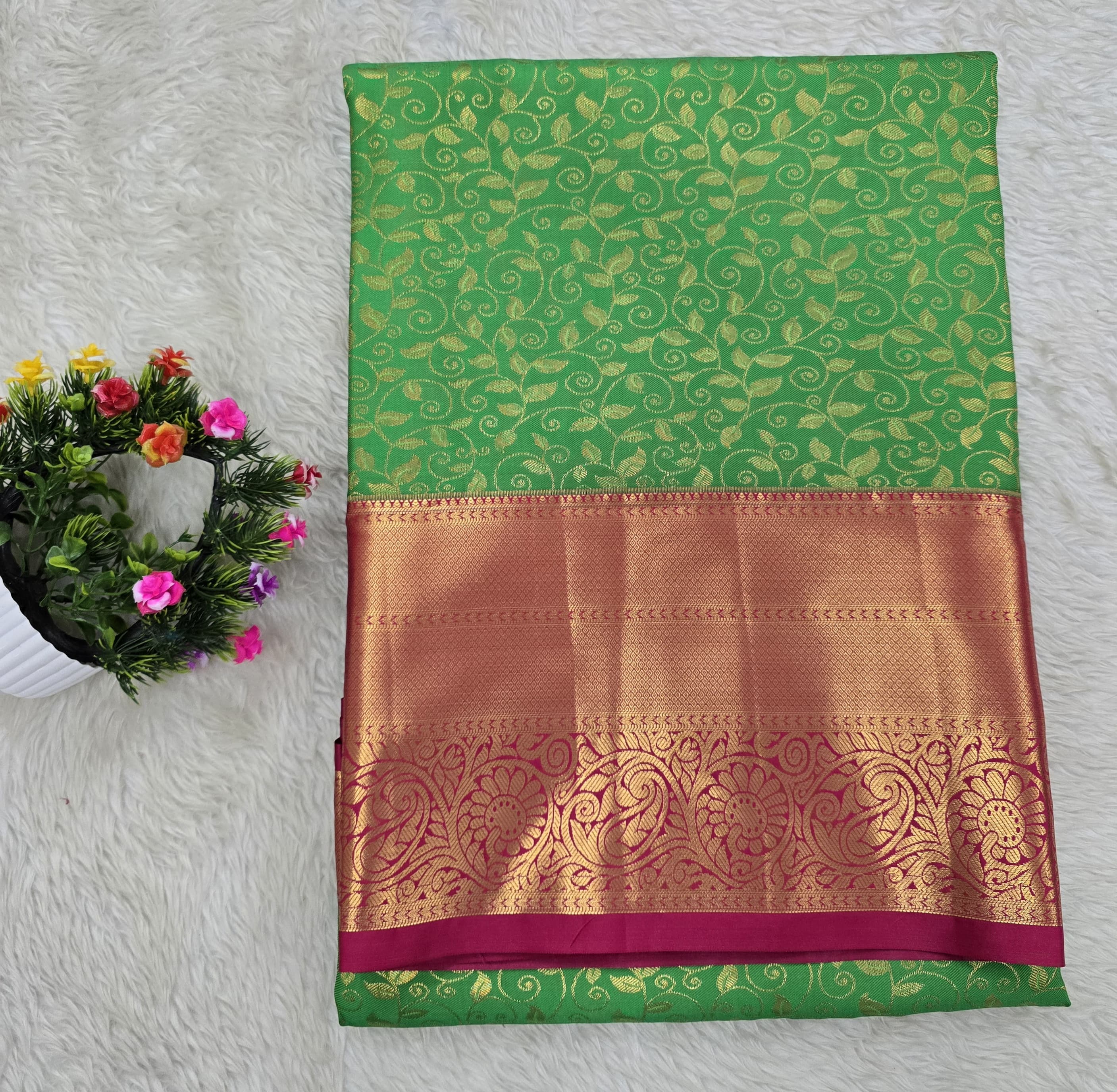Semi Kanchipattu resham sarees