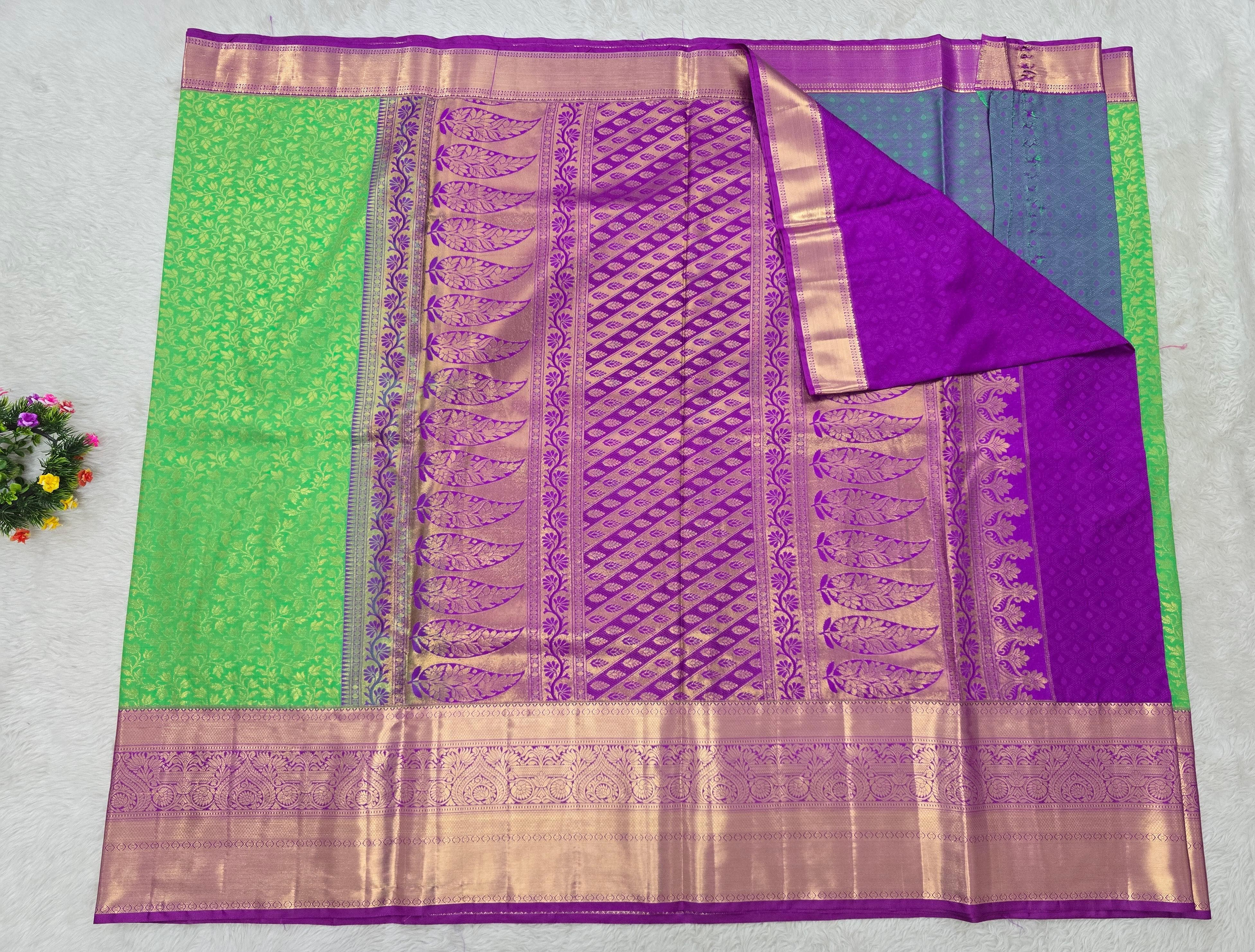 Semi Kanchipattu resham sarees