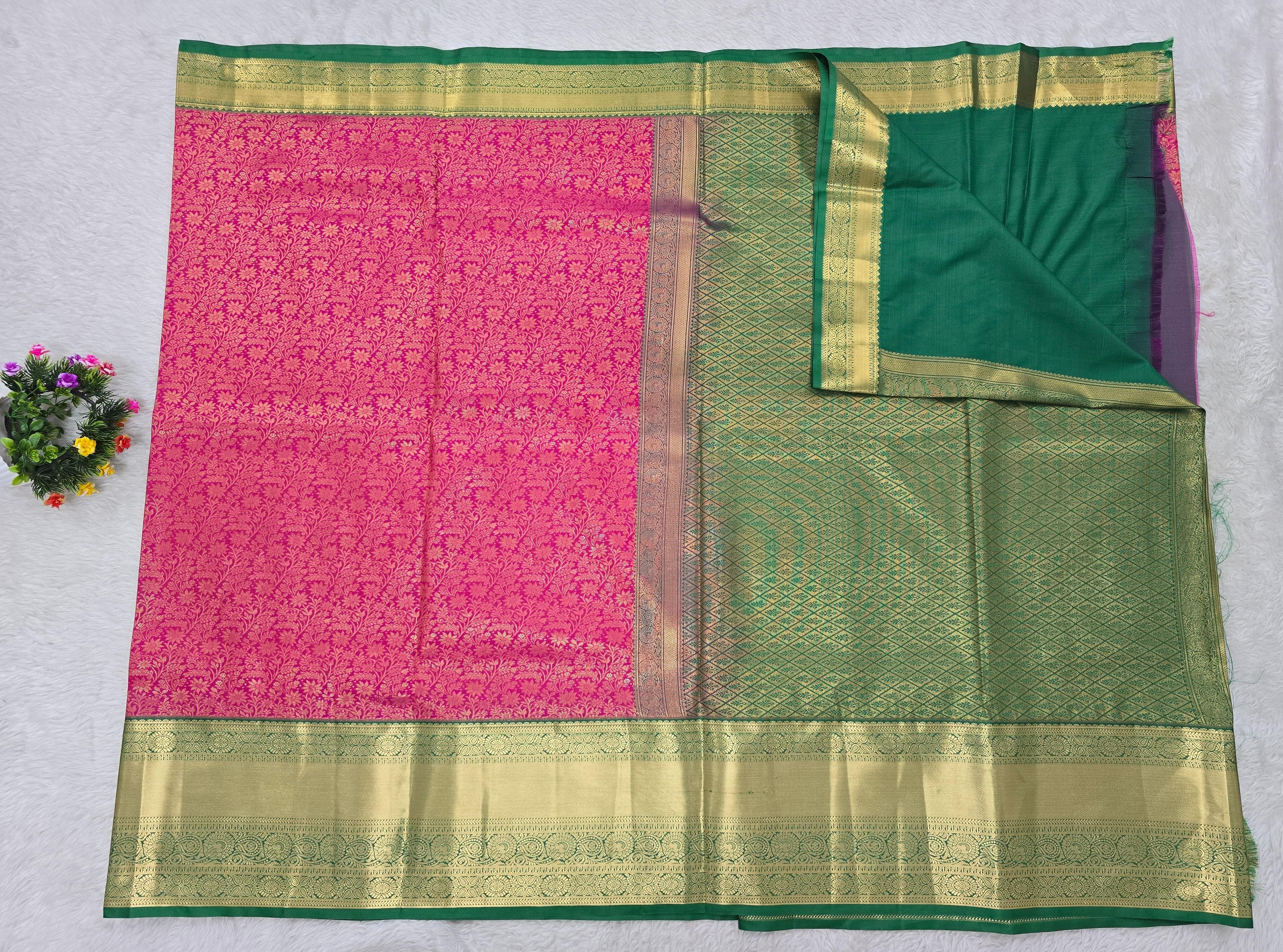 Semi Kanchipattu resham sarees