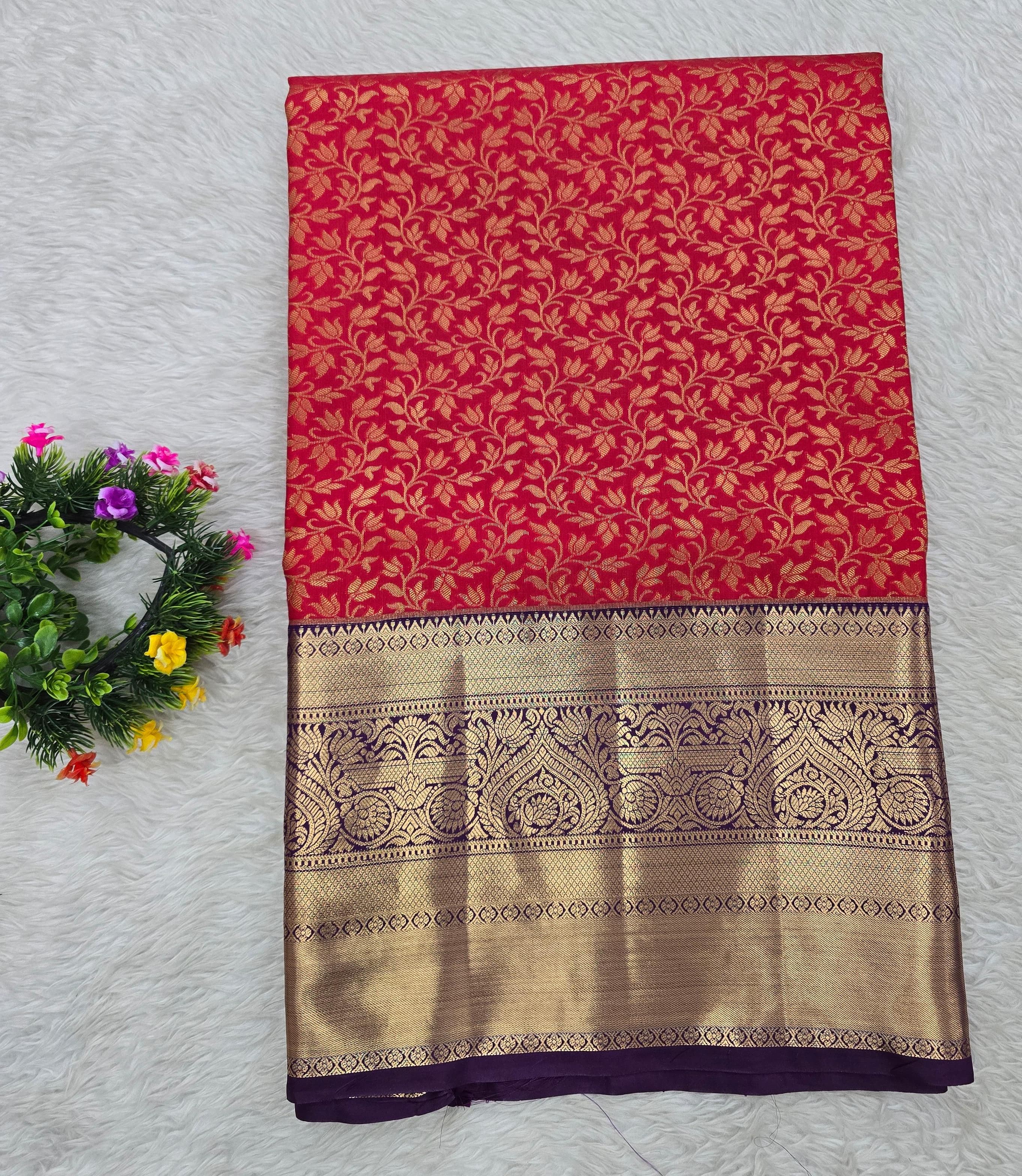 Semi Kanchipattu resham sarees