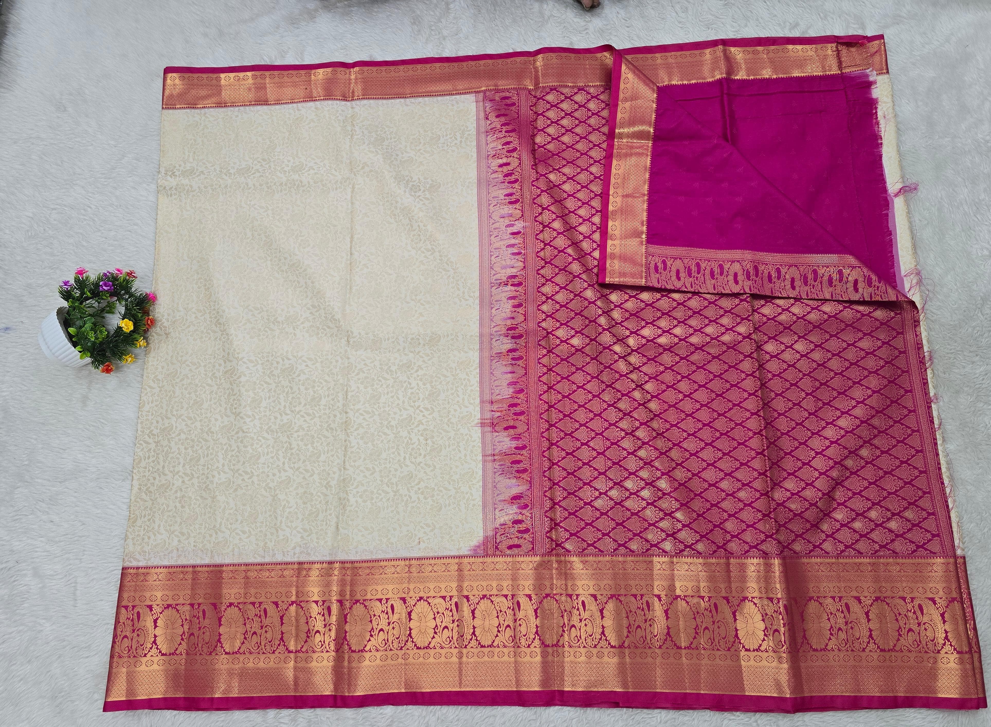 Semi Kanchipattu resham sarees