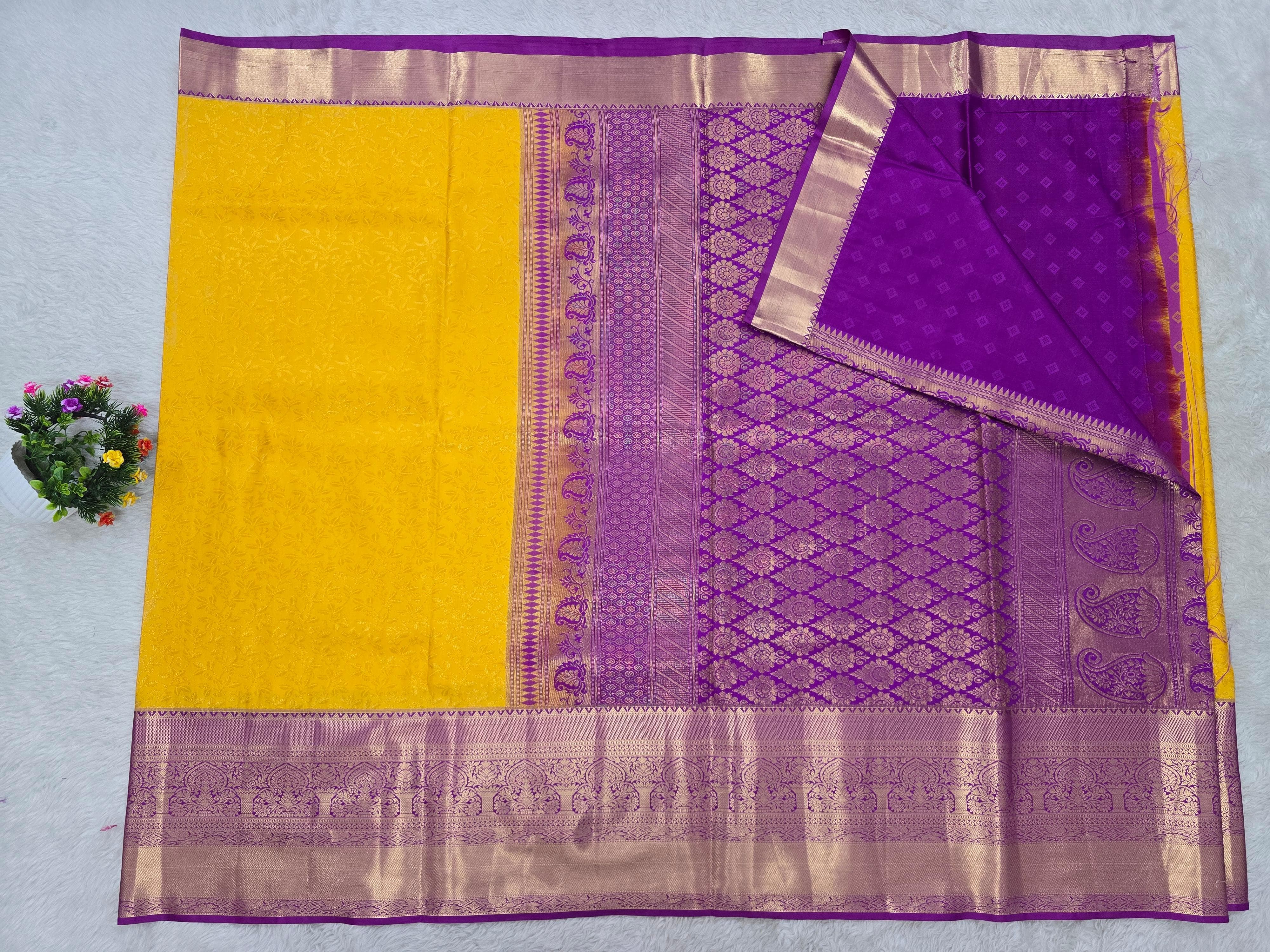 Semi Kanchipattu resham sarees