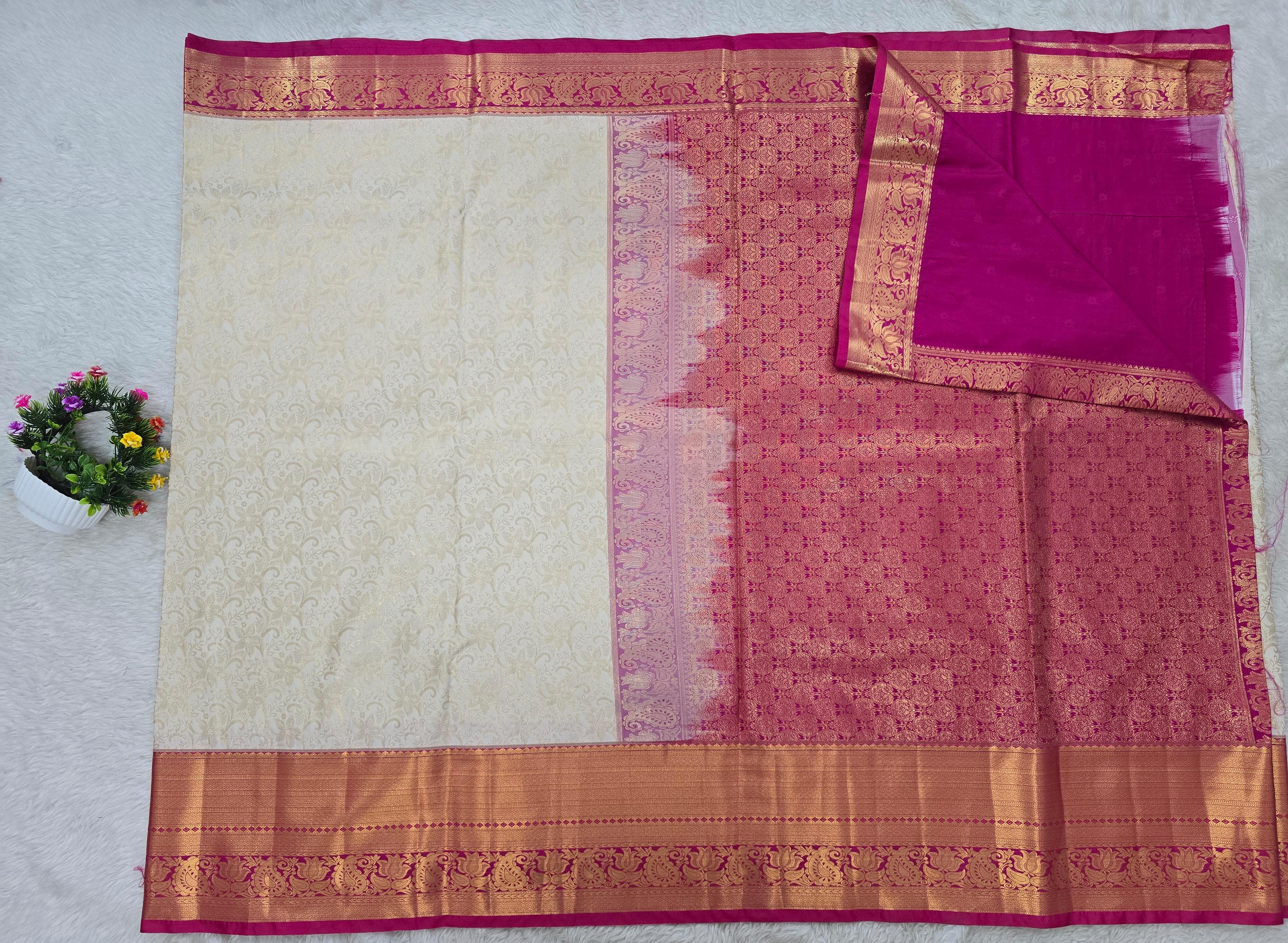 Semi Kanchipattu resham sarees