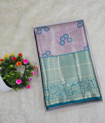 Semi Kanchipattu Tissue Sarees