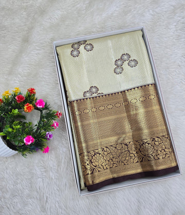 Semi Kanchipattu Tissue Sarees