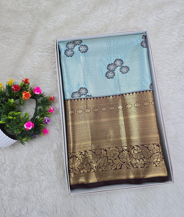 Semi Kanchipattu Tissue Sarees