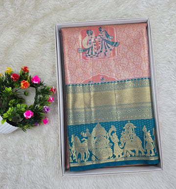Semi Kanchipattu Tissue Sarees