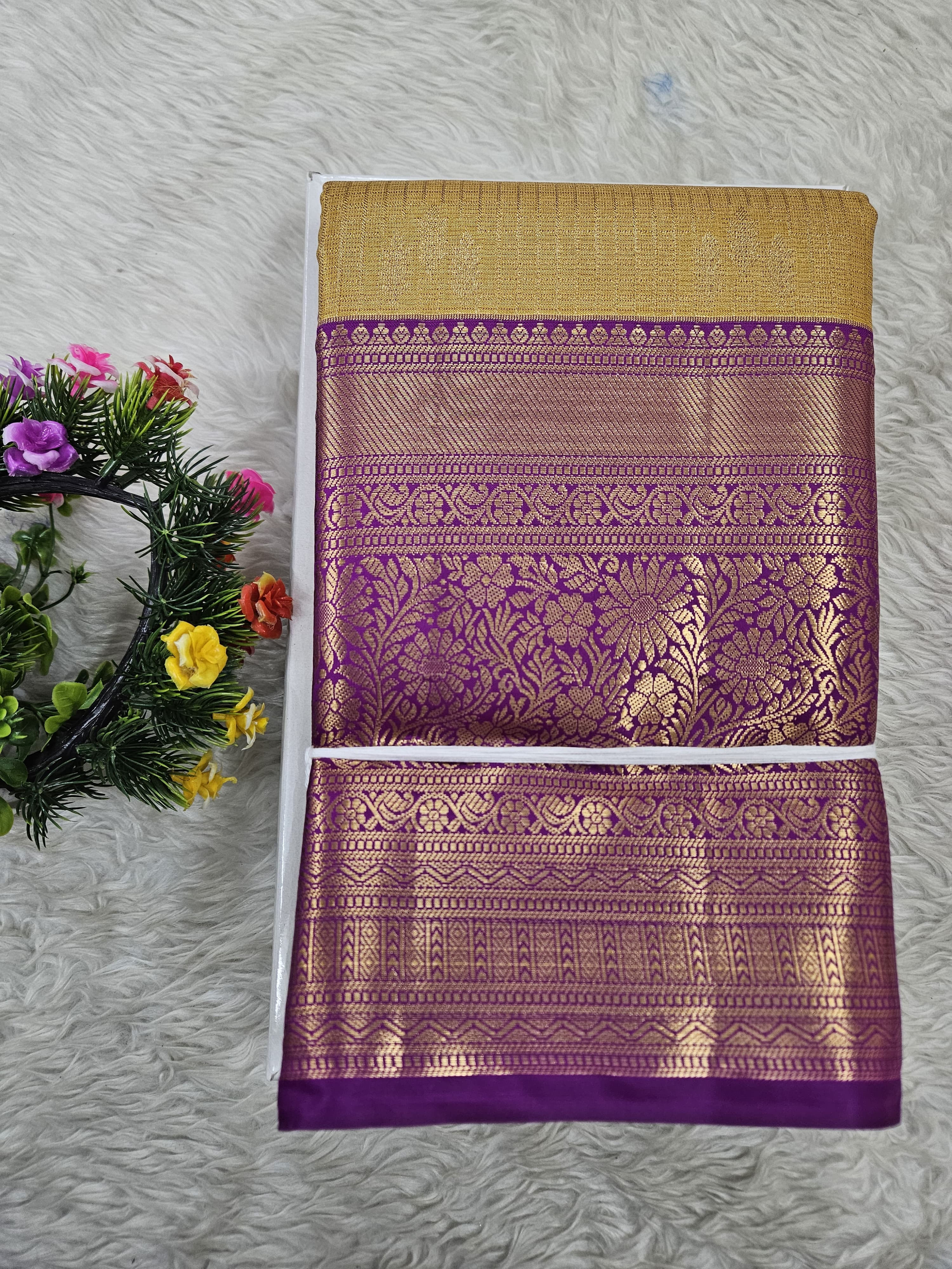Semi Kanchipattu Tissue Sarees
