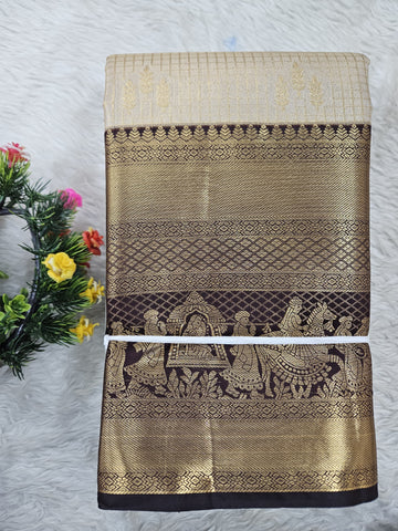 Semi Kanchipattu Tissue Sarees
