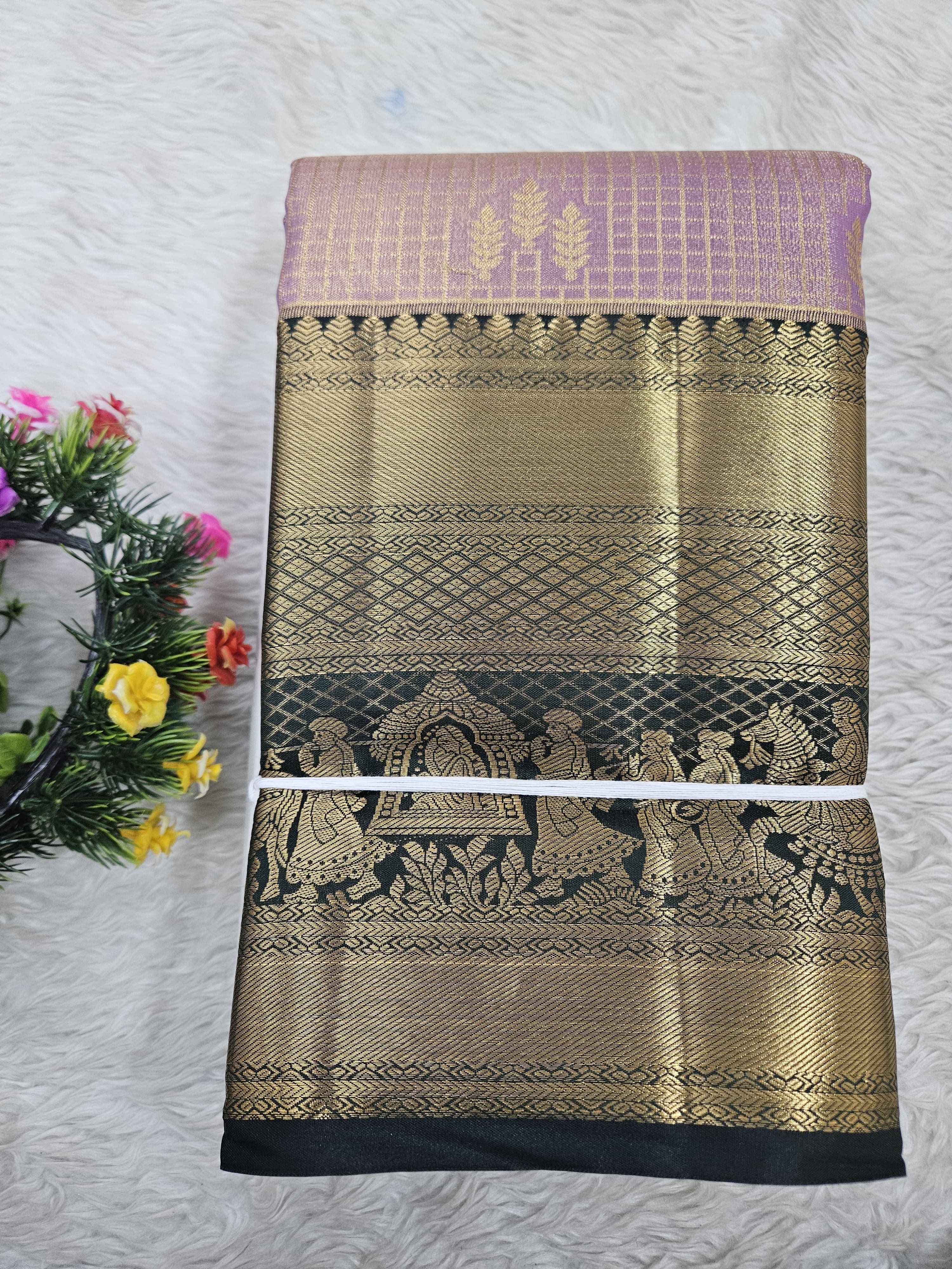 Semi Kanchipattu Tissue Sarees
