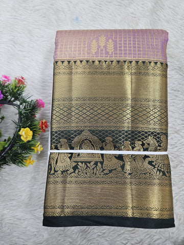 Semi Kanchipattu Tissue Sarees