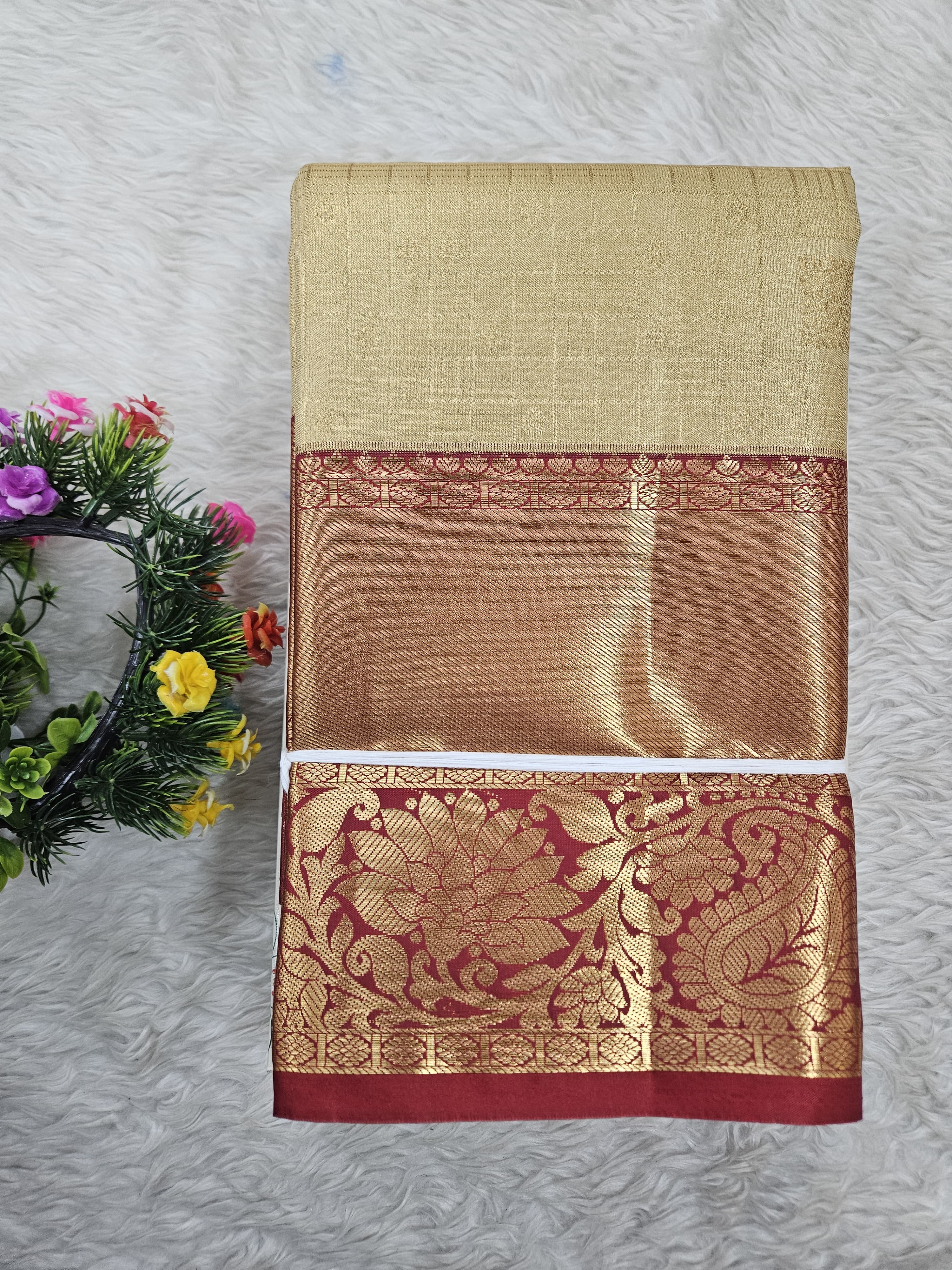 Semi Kanchipattu Tissue Sarees