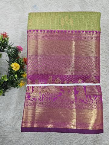 Semi Kanchipattu Tissue Sarees