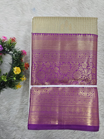 Semi Kanchipattu Tissue Sarees