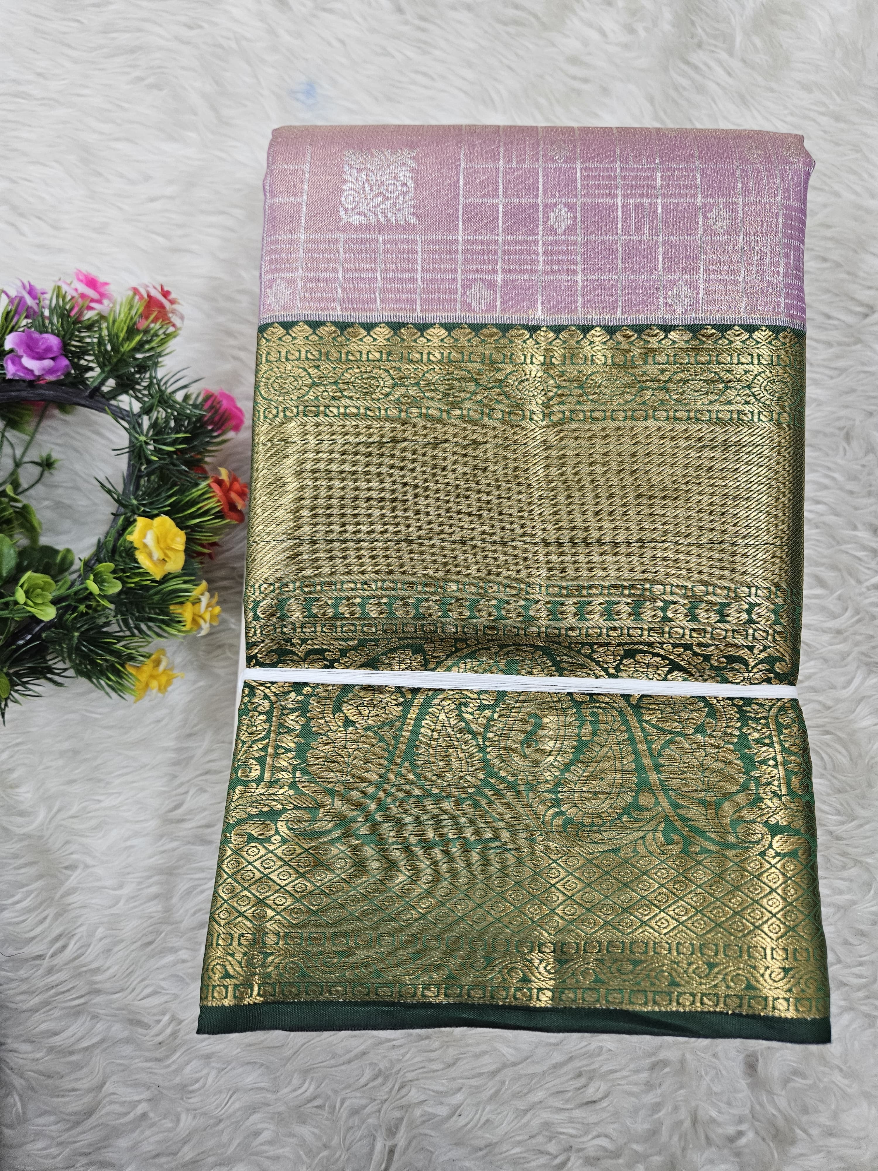 Semi Kanchipattu Tissue Sarees