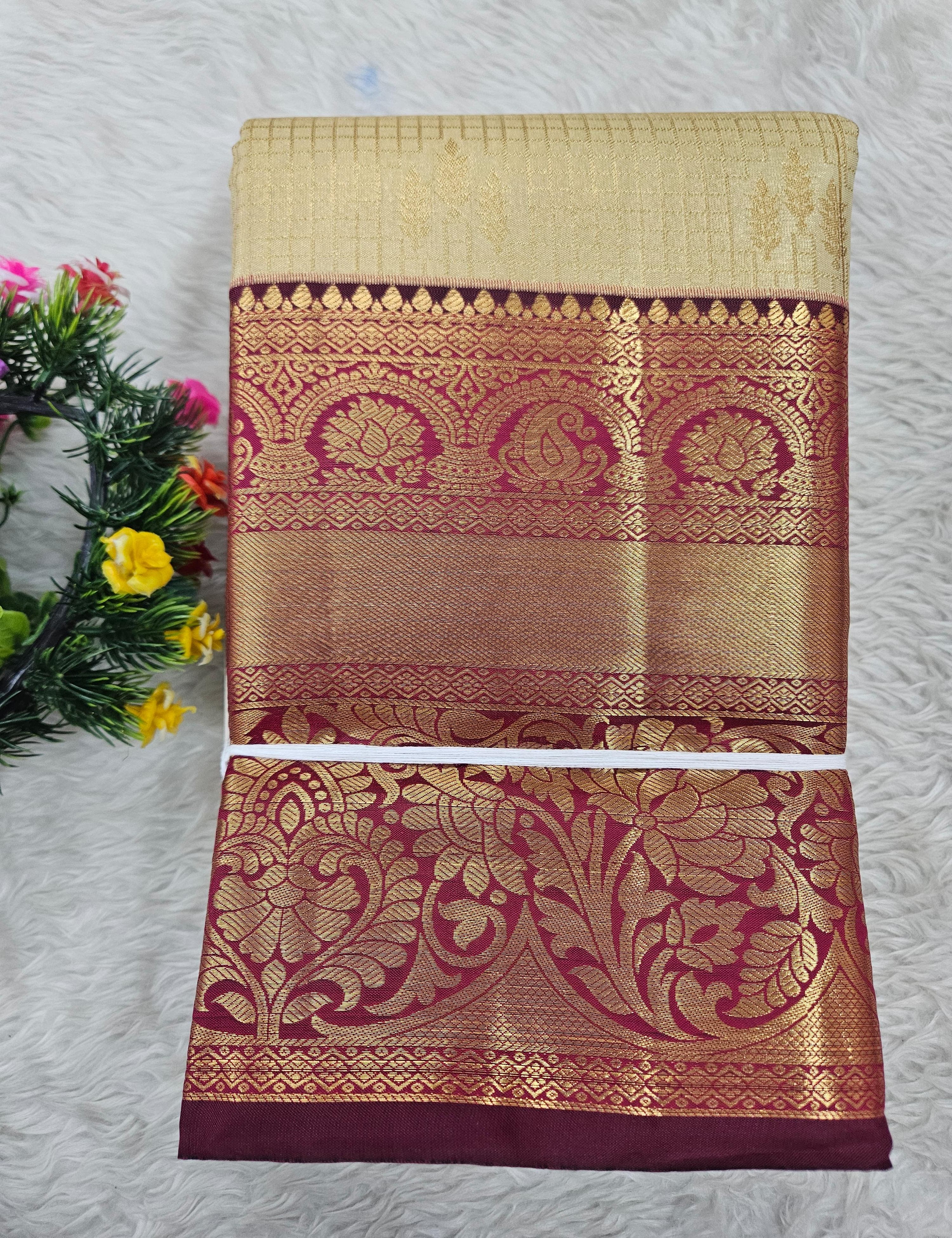 Semi Kanchipattu Tissue Sarees