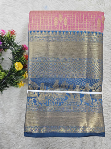 Semi Kanchipattu Tissue Sarees