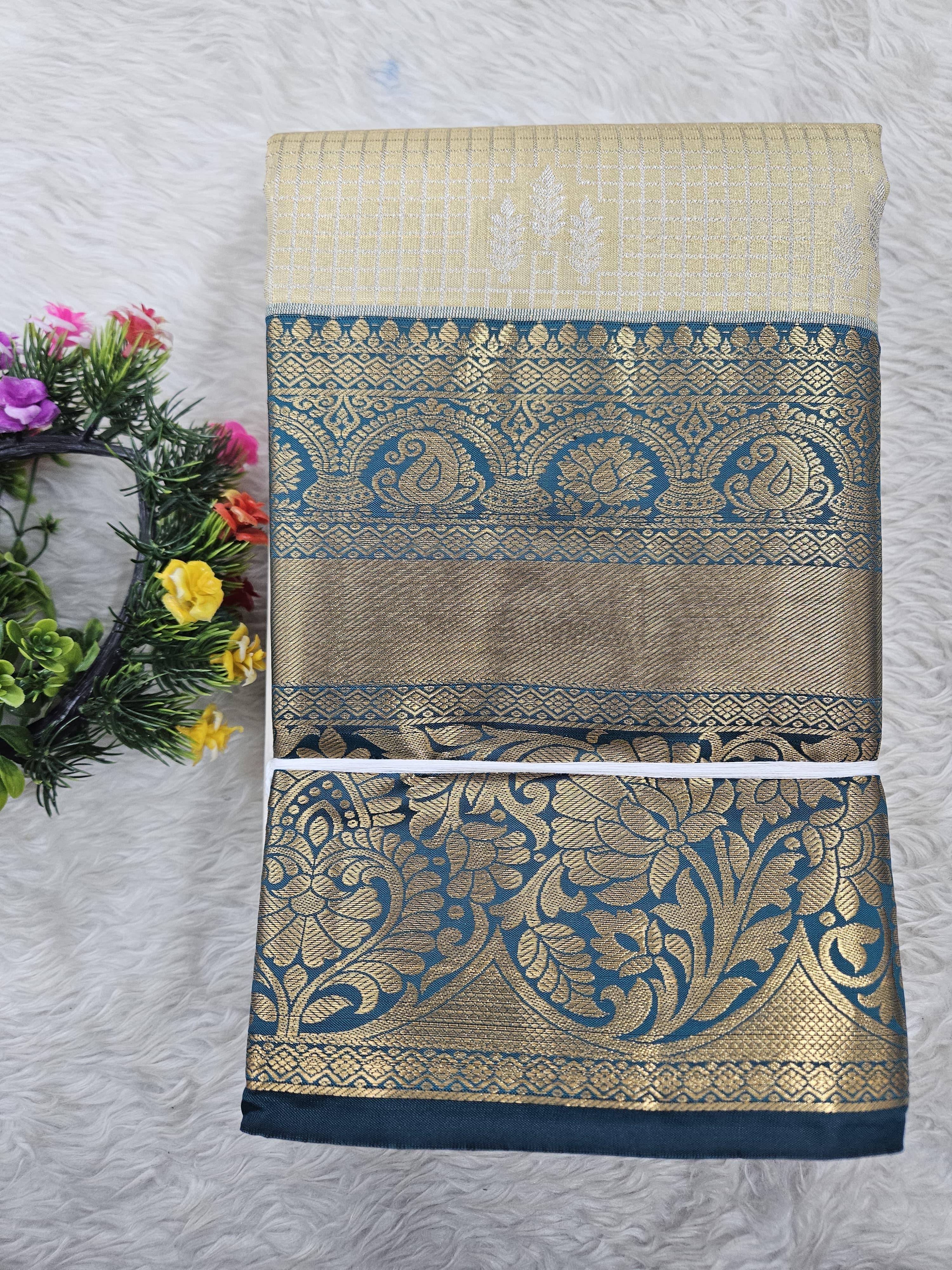 Semi Kanchipattu Tissue Sarees