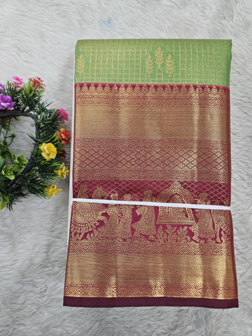 Semi Kanchipattu Tissue Sarees