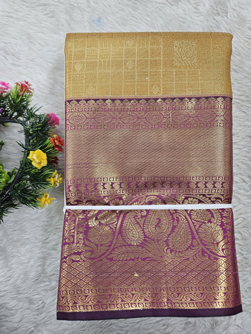 Semi Kanchipattu Tissue Sarees