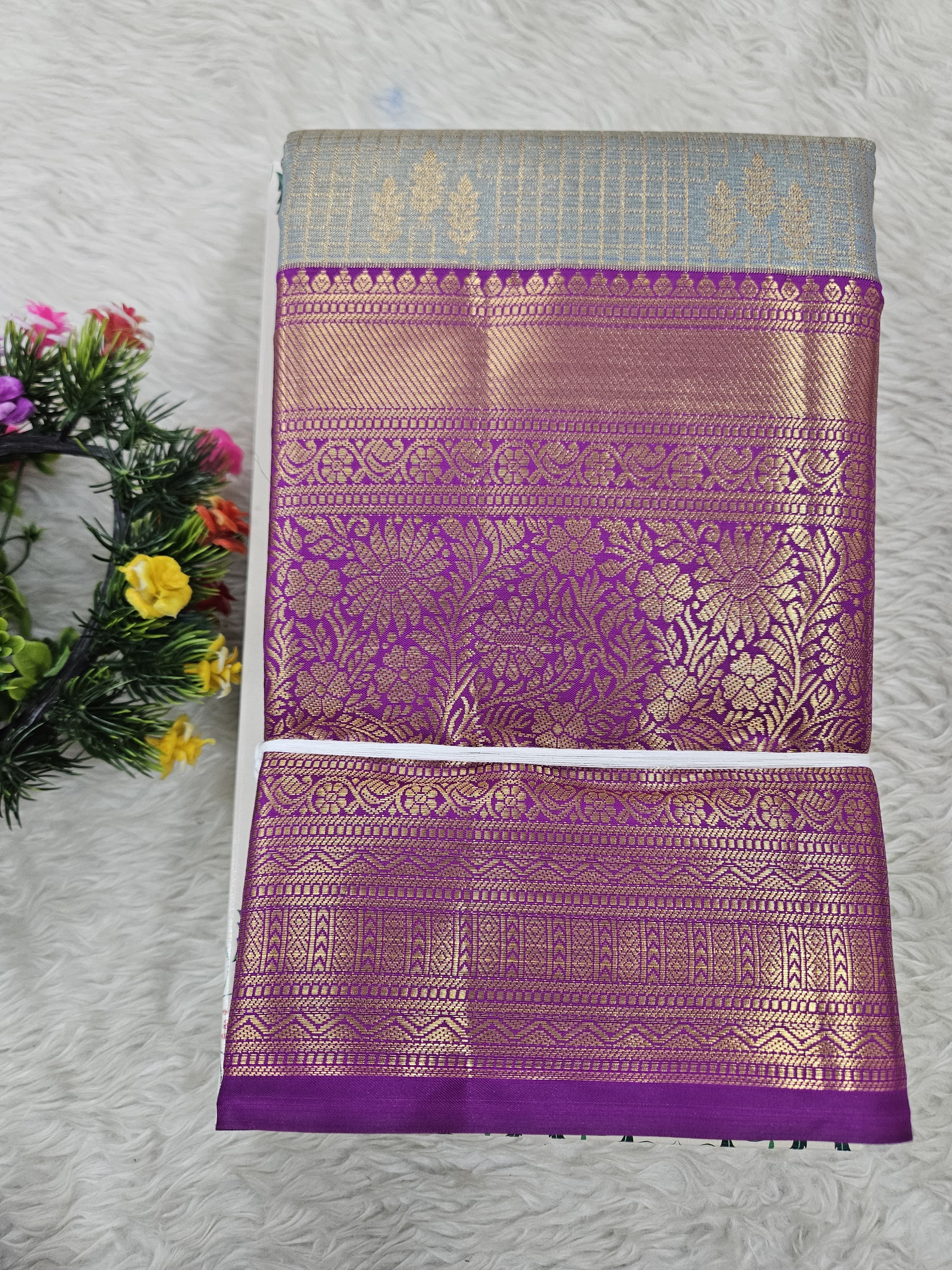 Semi Kanchipattu Tissue Sarees