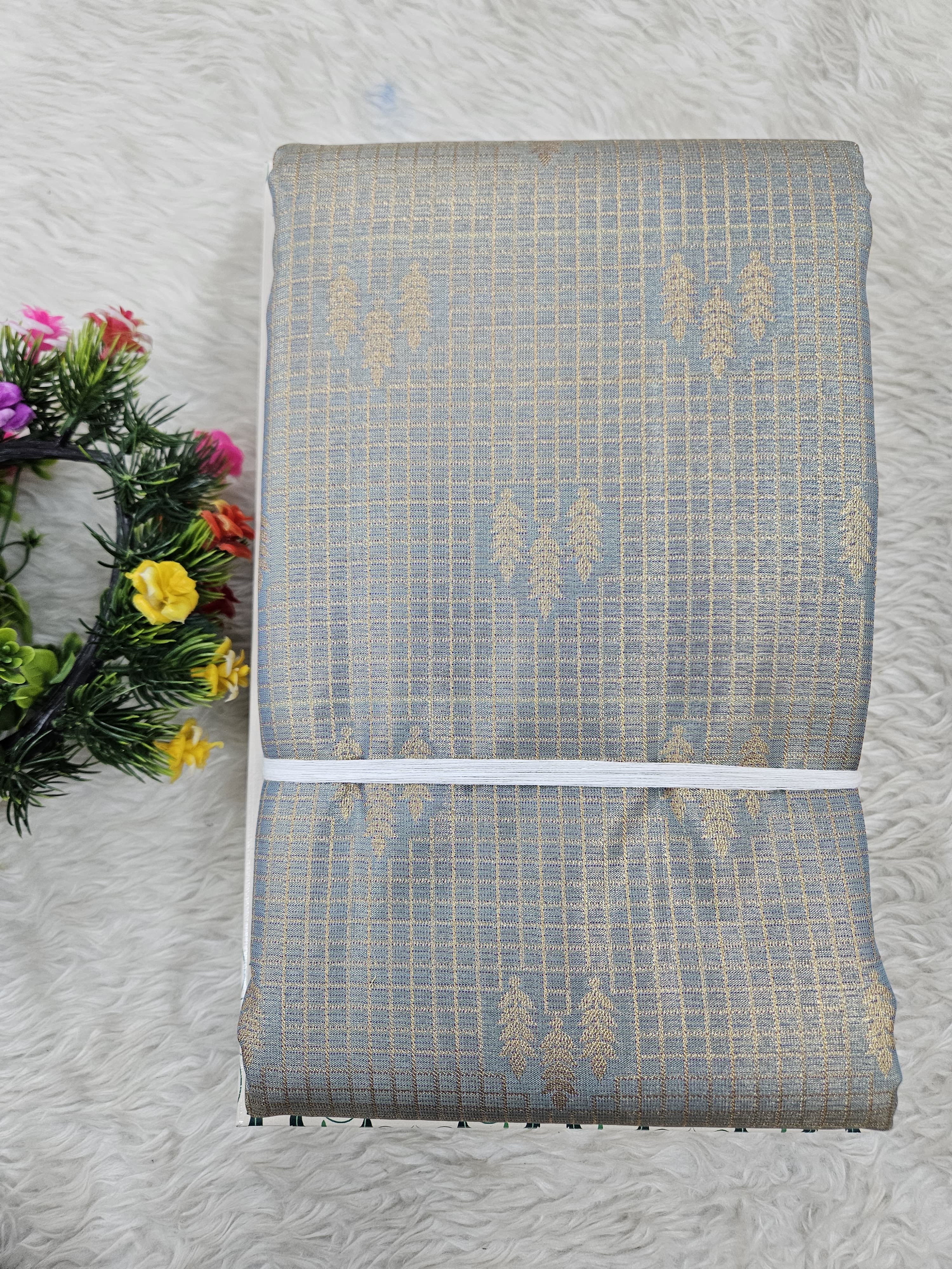 Semi Kanchipattu Tissue Sarees