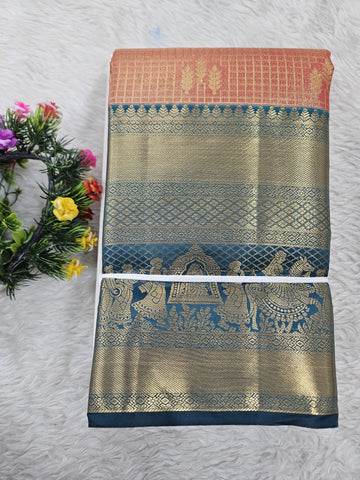 Semi Kanchipattu Tissue Sarees