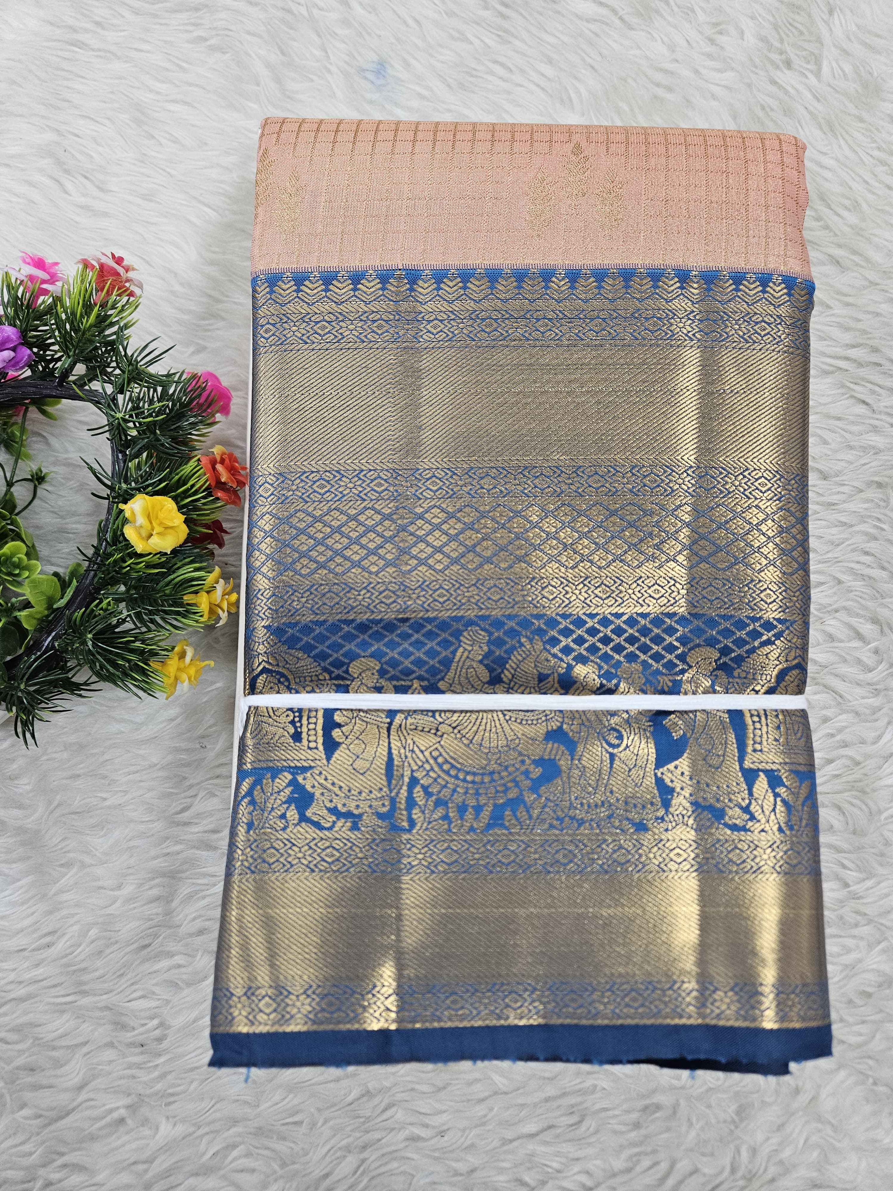 Semi Kanchipattu Tissue Sarees