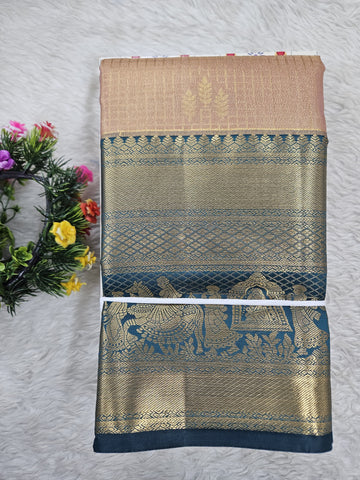 Semi Kanchipattu Tissue Sarees
