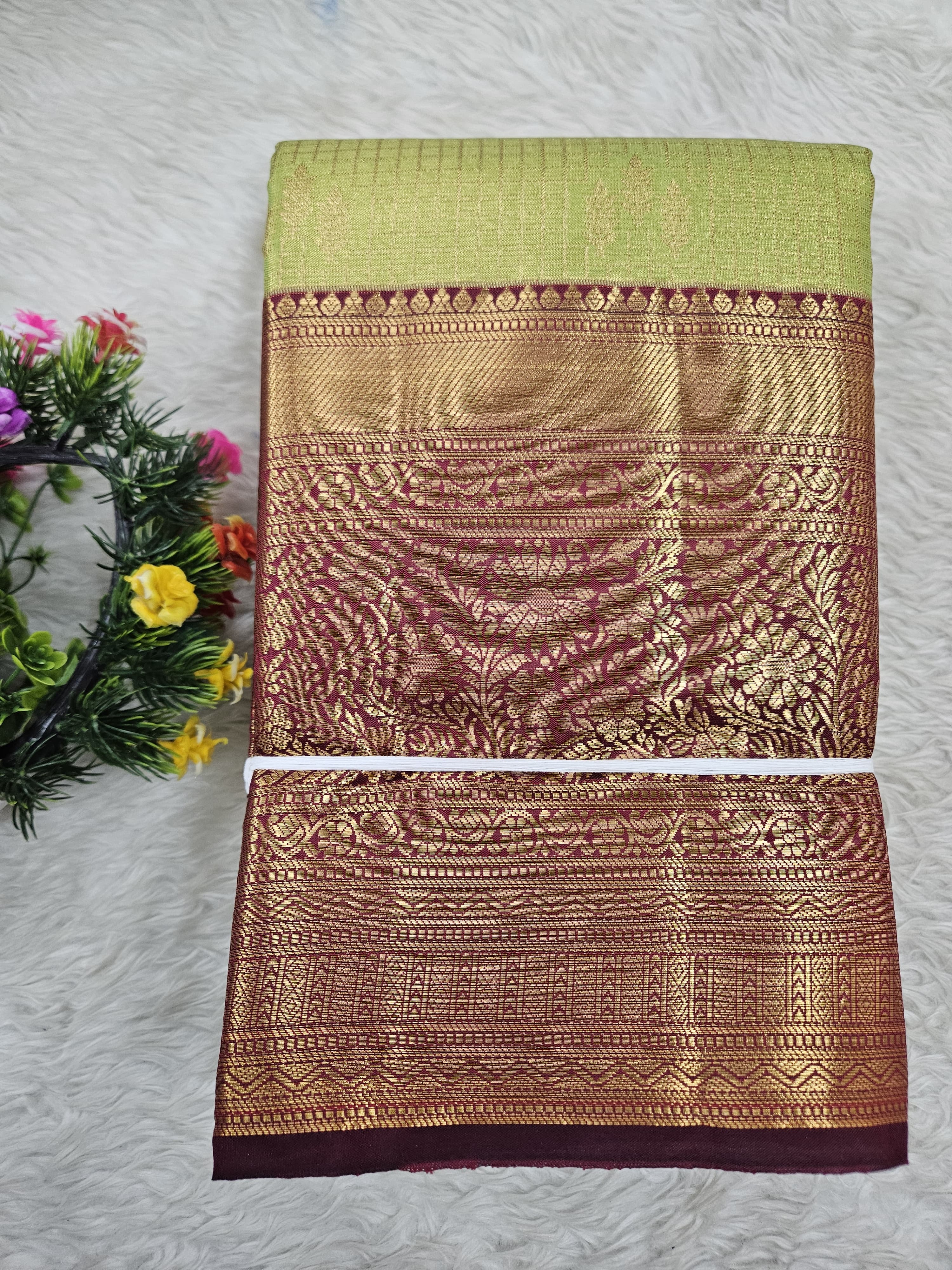 Semi Kanchipattu Tissue Sarees