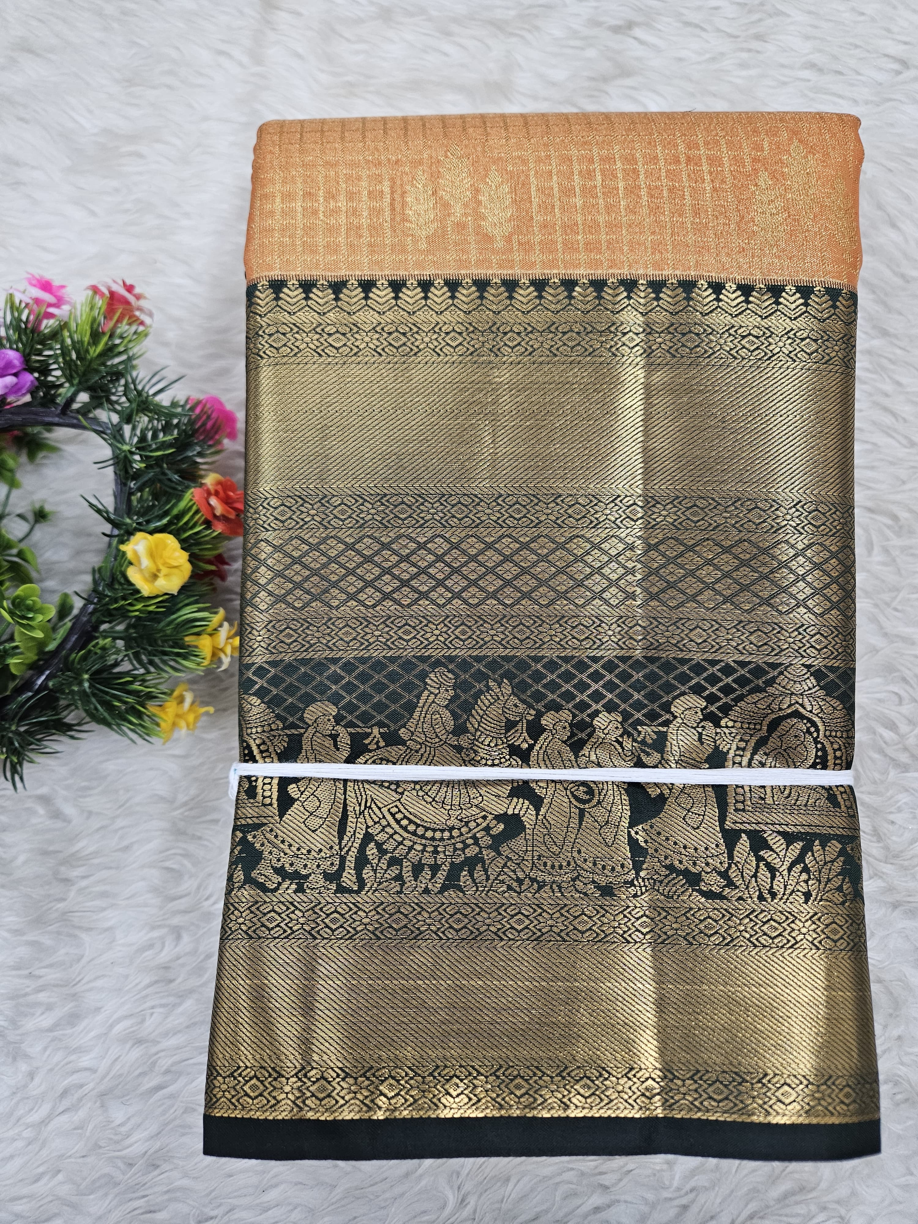 Semi Kanchipattu Tissue Sarees