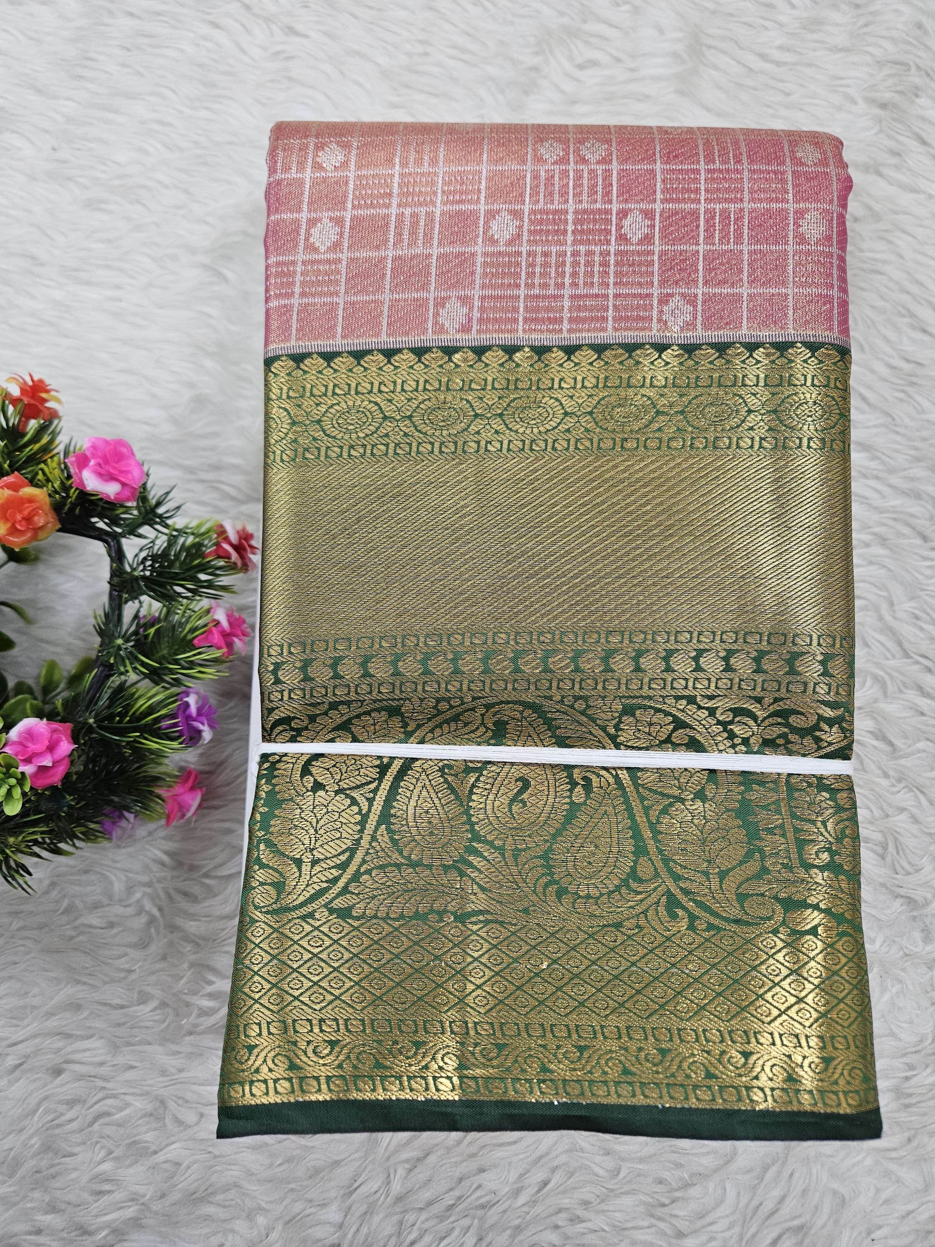 Semi Kanchipattu Tissue Sarees