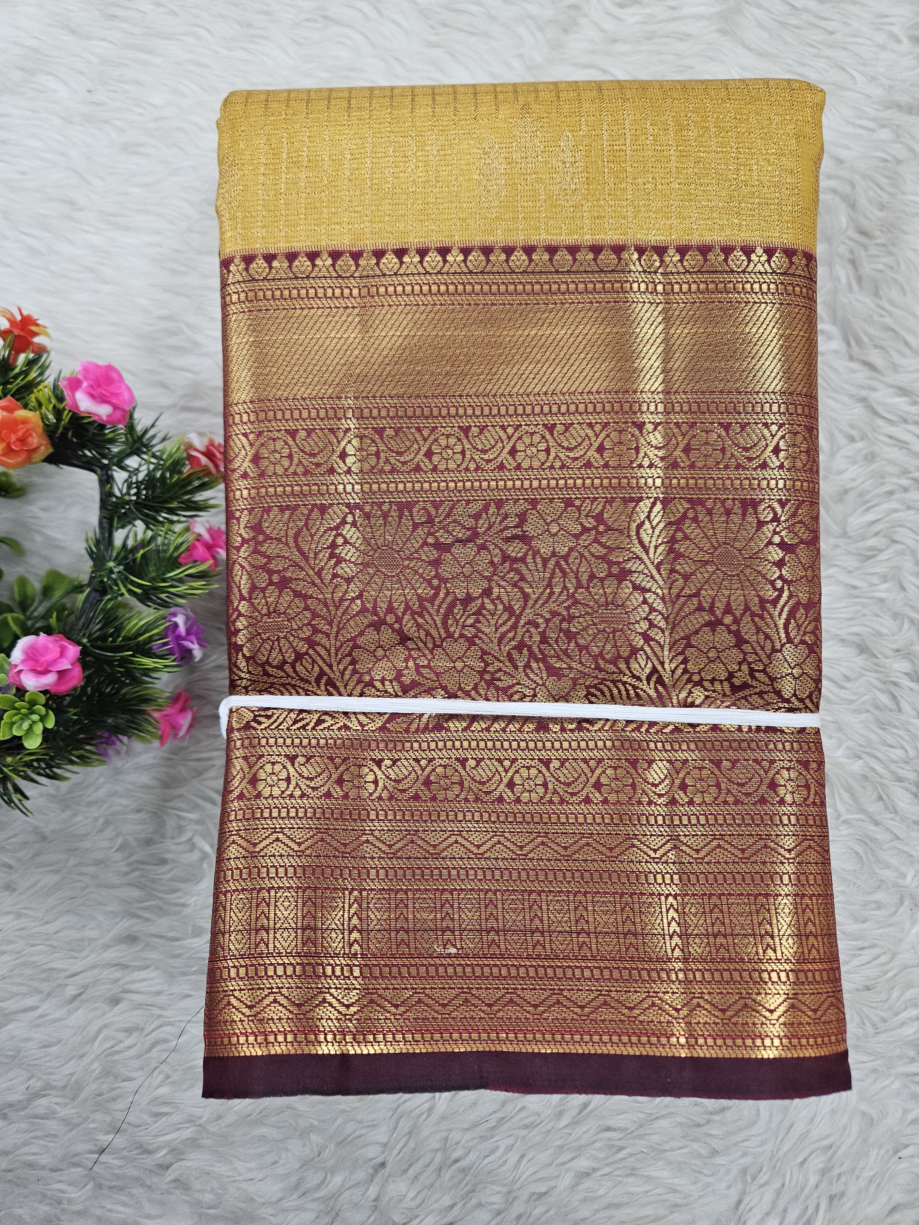 Semi Kanchipattu Tissue Sarees