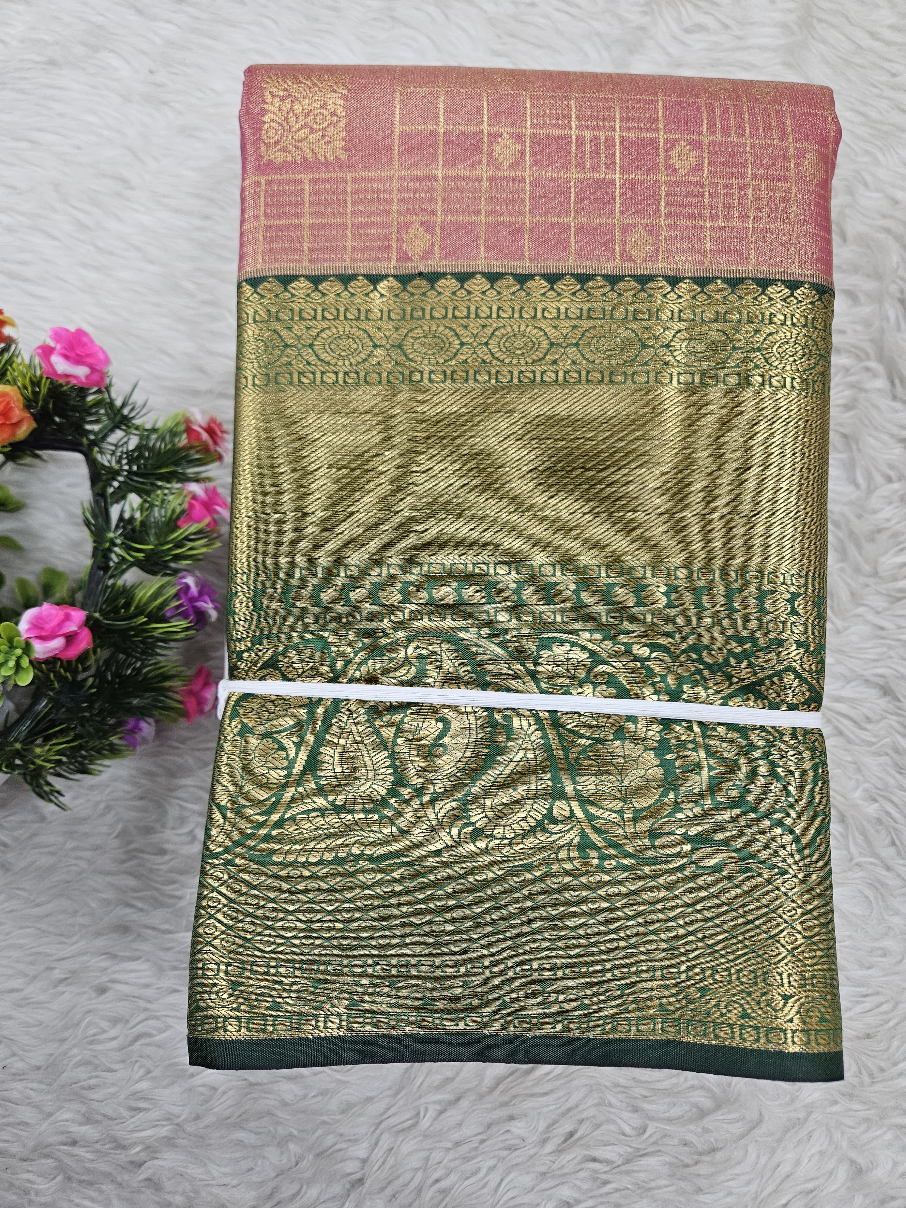 Semi Kanchipattu Tissue Sarees
