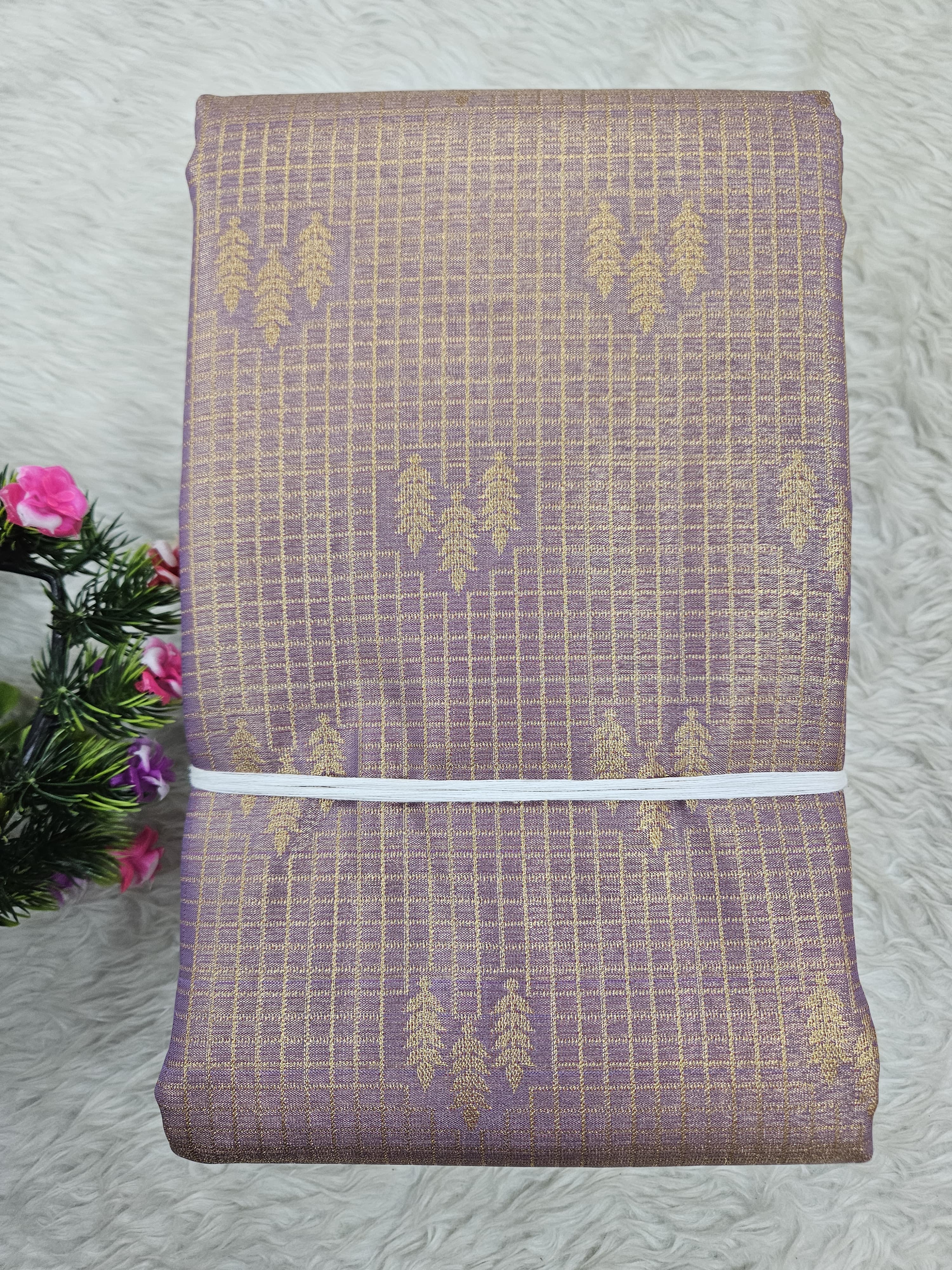 Semi Kanchipattu Tissue Sarees
