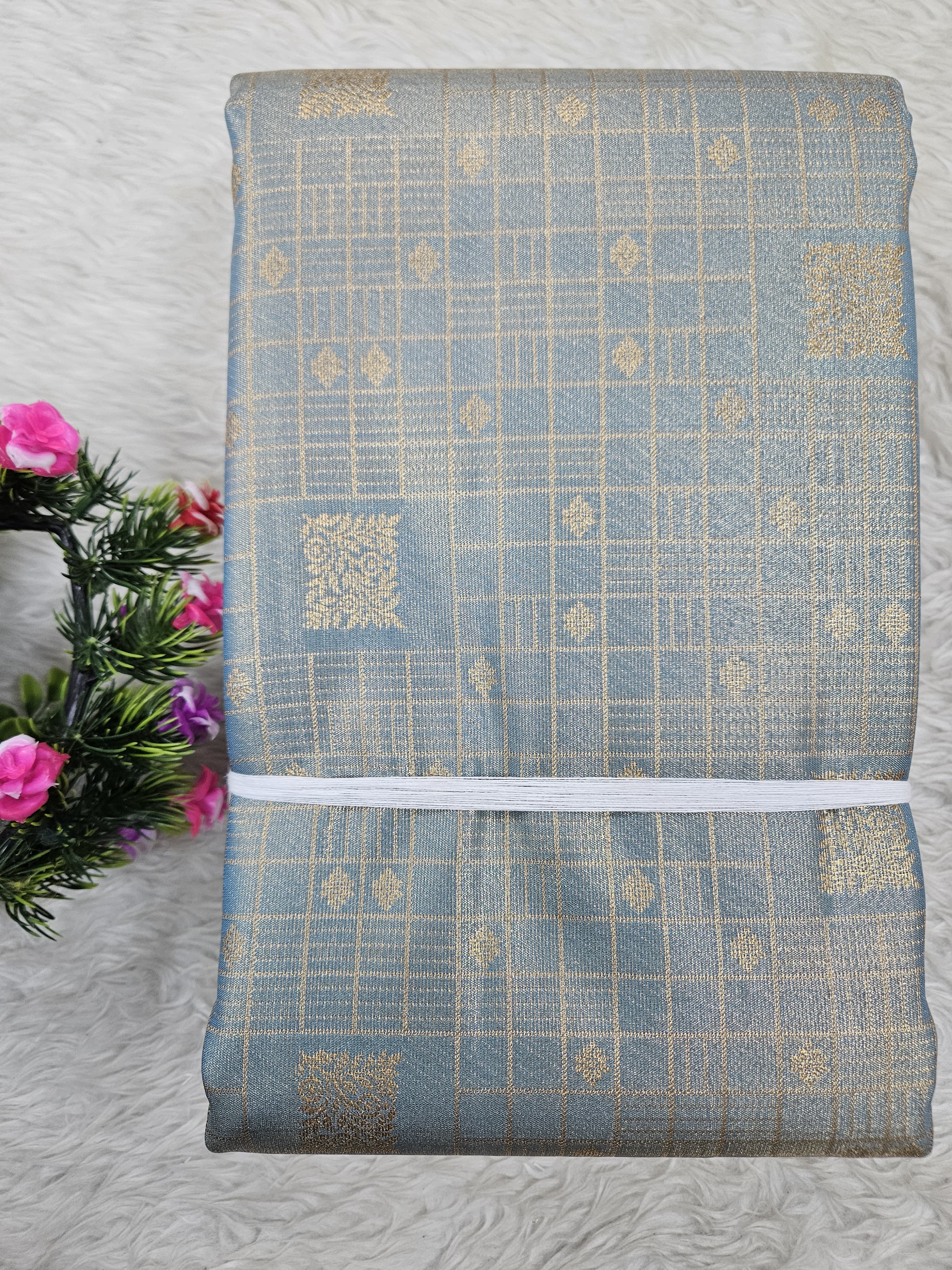 Semi Kanchipattu Tissue Sarees