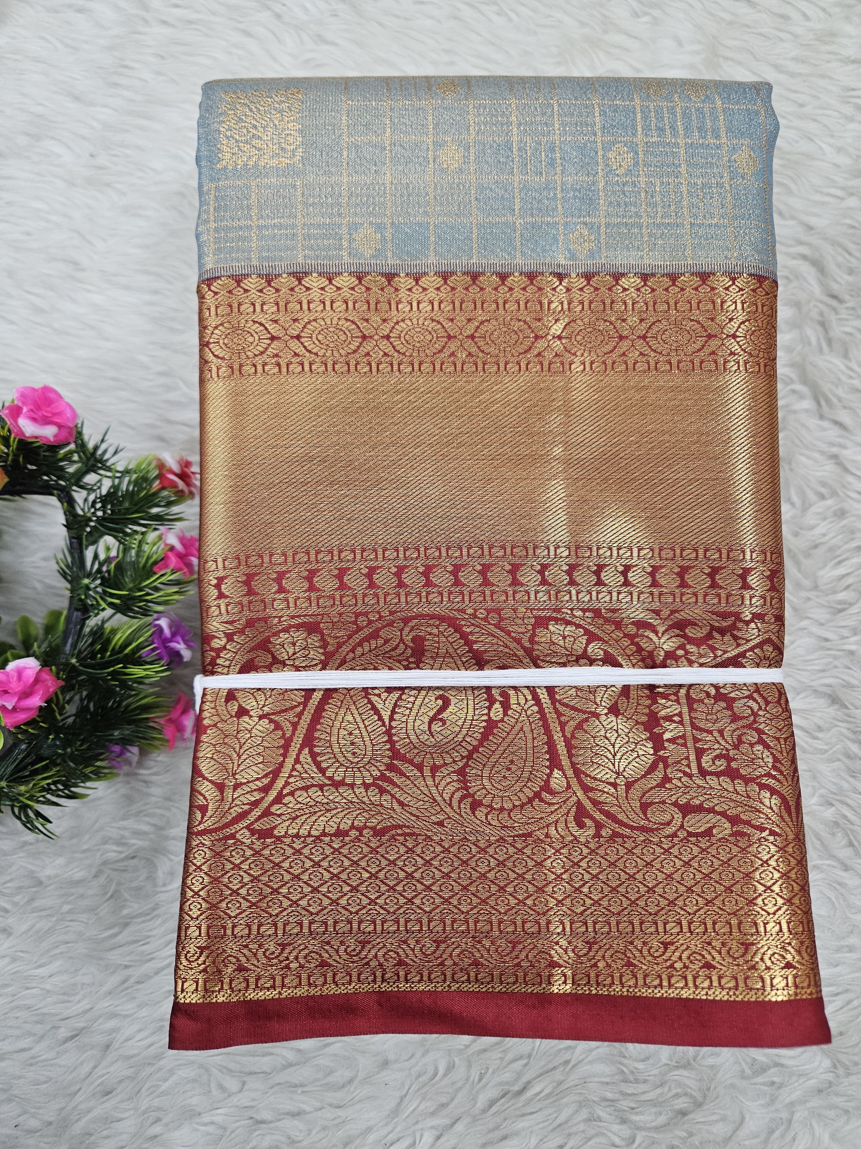 Semi Kanchipattu Tissue Sarees