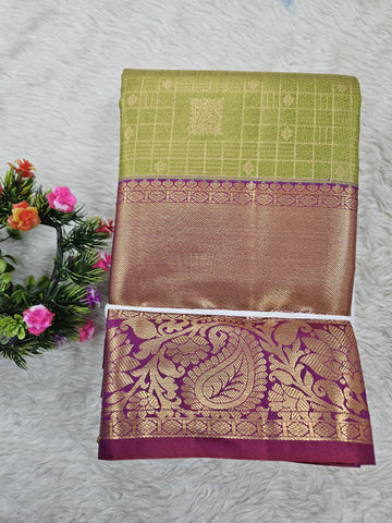 Semi Kanchipattu Tissue Sarees