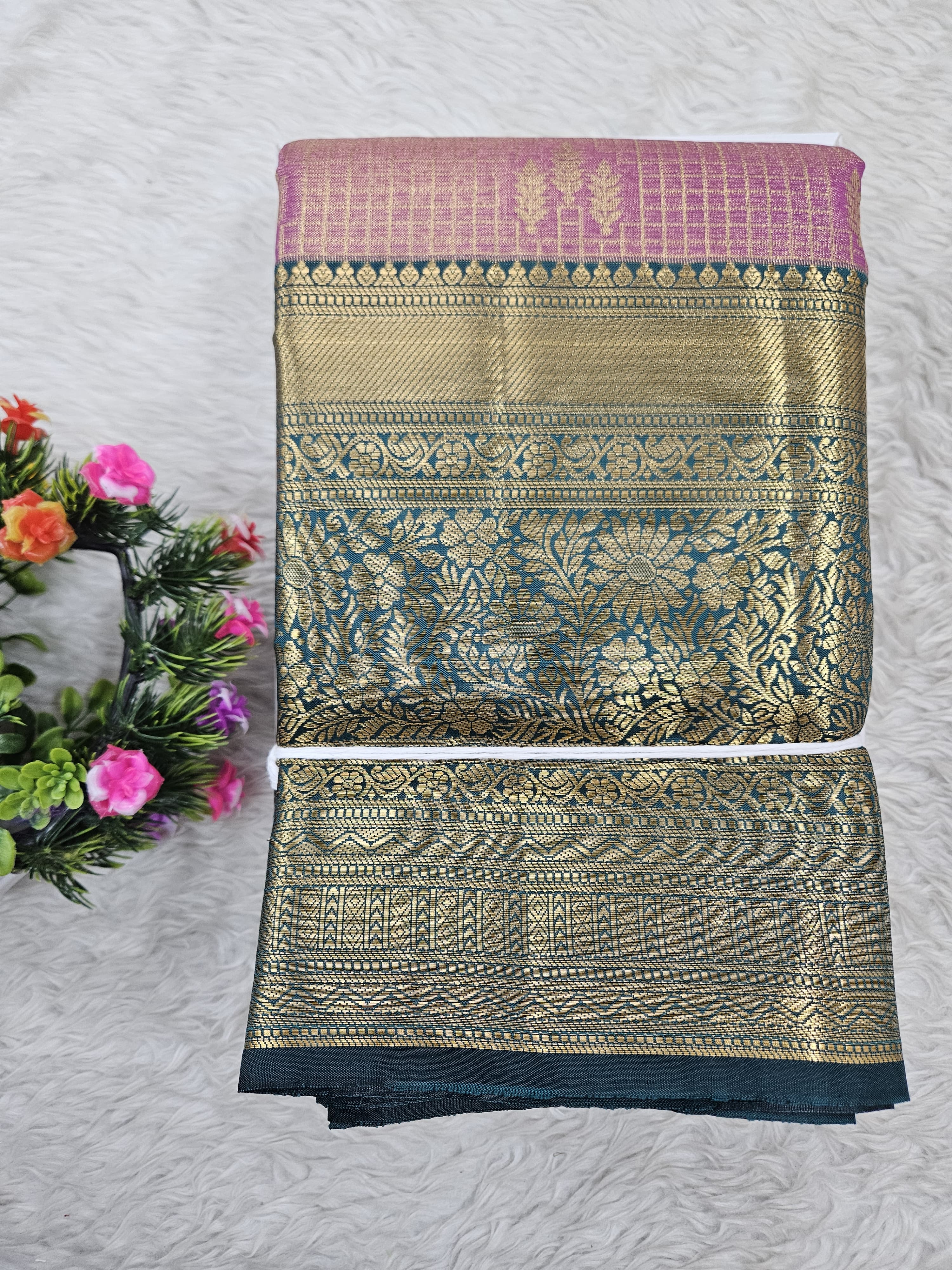 Semi Kanchipattu Tissue Sarees